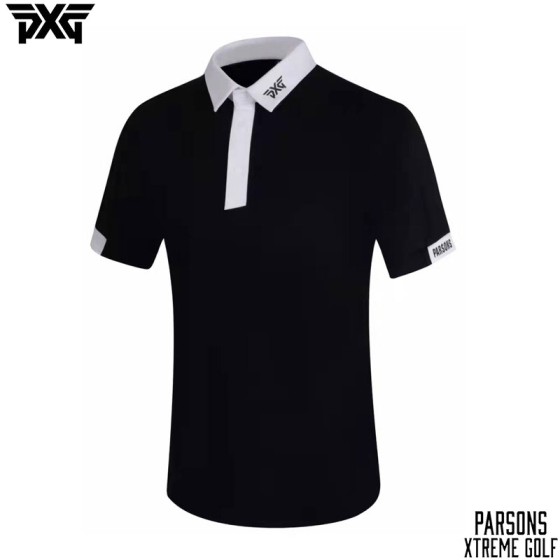 PXG 골프 4종 남성 투톤 기능성 반팔 카라 티셔츠